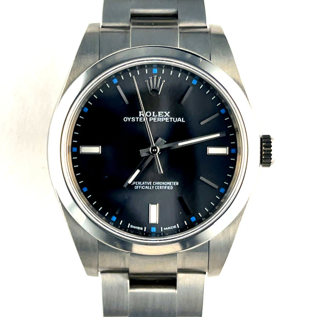 Rolex 114300 Dark Rhodium Oyster Perpetual