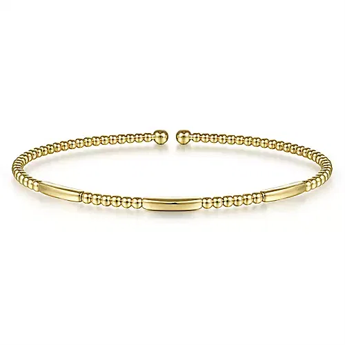 Gabriel & Co. Yellow Bujukan Open Bangle