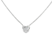 Platinum 2.04ct Heart Necklace - Natural