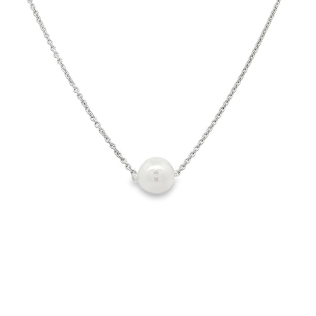 Precious Pearl Starter Necklace - Silver w/ 1 Pearl