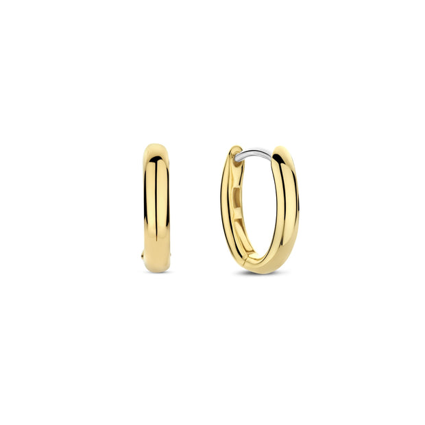 Ti Sento Yellow Oval Huggie Earrings