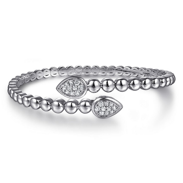 Gabriel & Co. Silver Bujukan Bypass Bangle