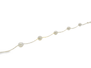 14K Yellow gold Akoya Pearl Bracelet