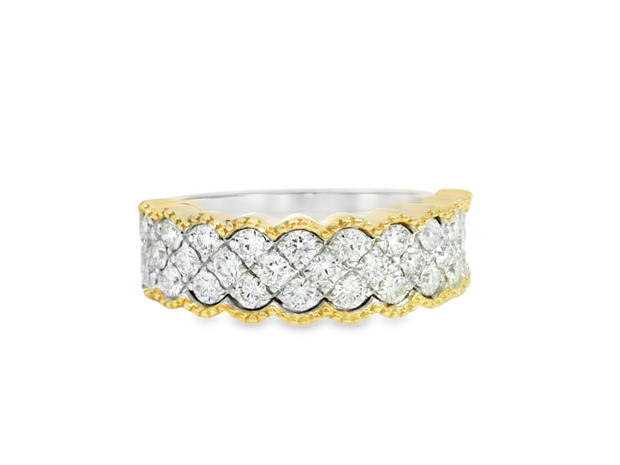 14K two-tone Diamond Fashion Ring