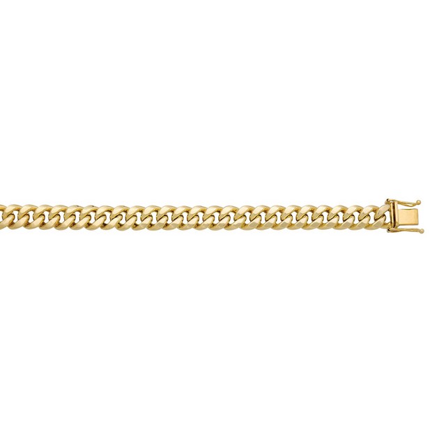 10 Karat Yellow Miami Cuban Chain