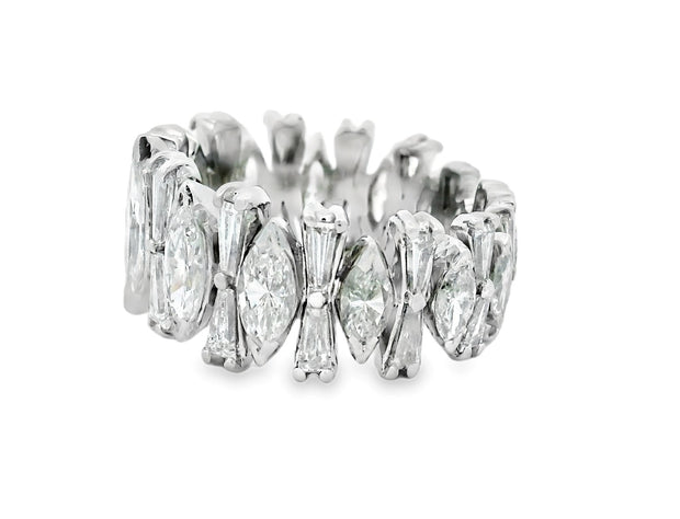 Estate Platinum Marquise & Baguette