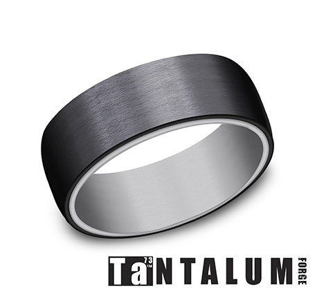 Sterling Silver & Alt. Metal Wedding Band