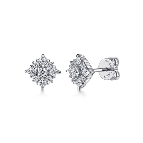 Gabriel & Co. Diamond Star Earrings