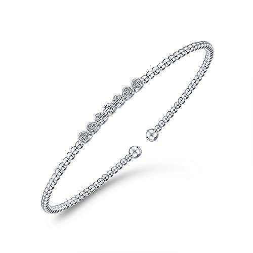 Gabriel & Co Bujukan Diamond Cluster Cuff Bracelet