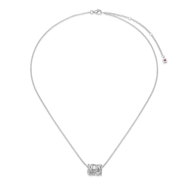 Elle Silver Rondelle Necklace
