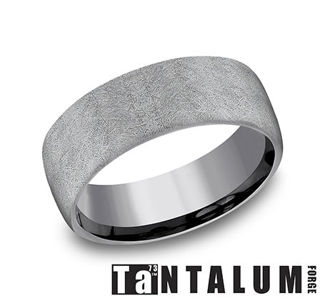 Sterling Silver & Alt. Metal Wedding Band