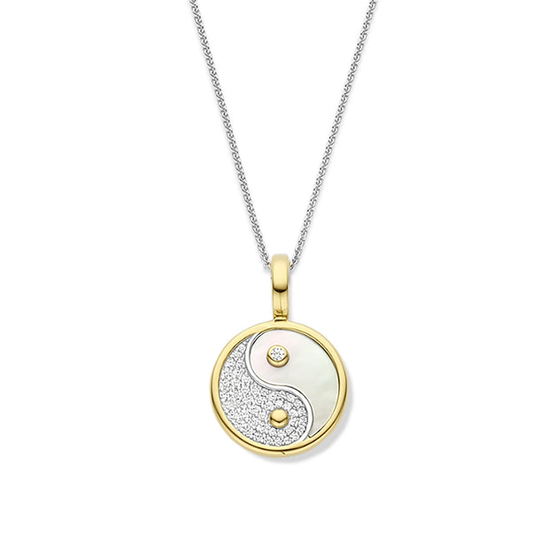 Ti Sento Yin Yang Pendant Necklace