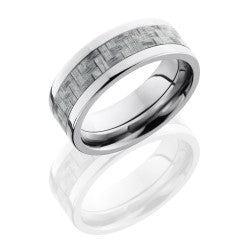 Sterling Silver & Alt. Metal Wedding Band