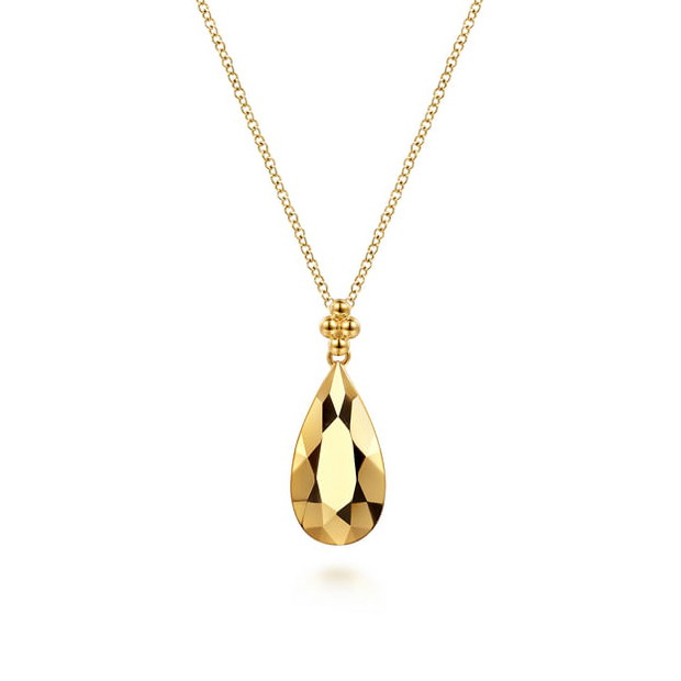 Gabriel & Co. Bujukan Teardrop Pendant Necklace