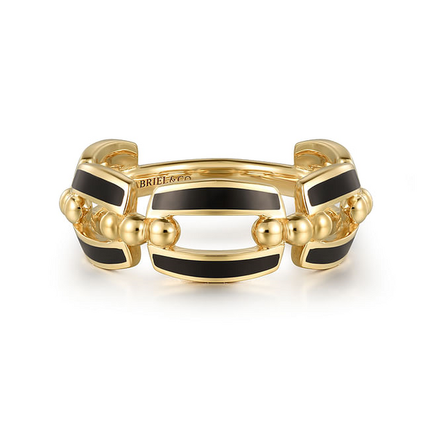 Gabriel & Co. Yellow Bujukan Stackable Ring