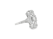 Platinum & Diamond Art Deco Ring