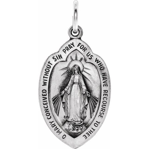 Sterling Silver Miraculous Medal