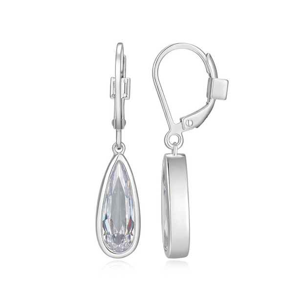 Elle Silver Teardrop Earrings