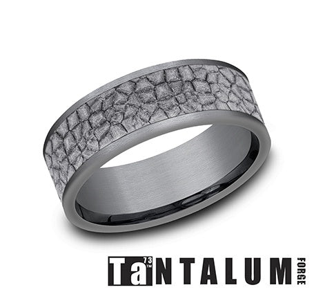 Sterling Silver & Alt. Metal Wedding Band