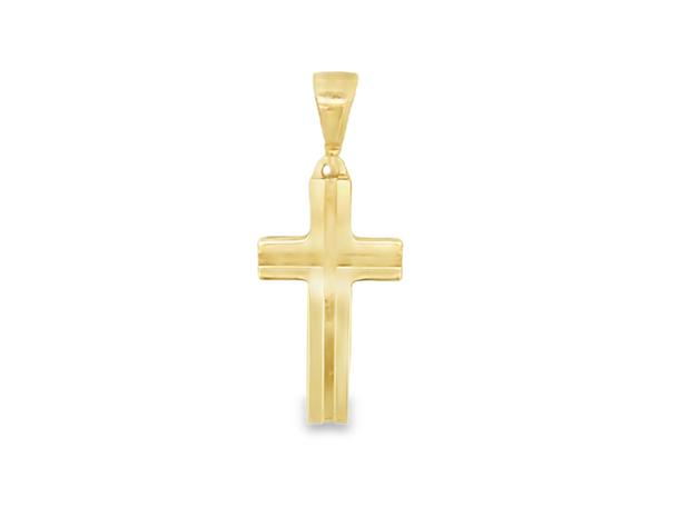 14K Yellow Gold Cross Pendant