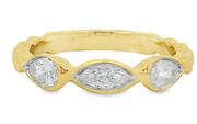 14K Yellow Gold Diamond Ring