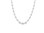 18K White Gold Diamond by the Yard - 4.53ctw
