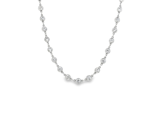 18K White Gold Diamond by the Yard - 4.53ctw