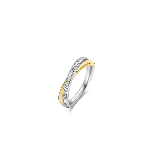 TiSento Silver Entwined Ring