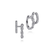 Gabriel & Co. White Diamond Earrings