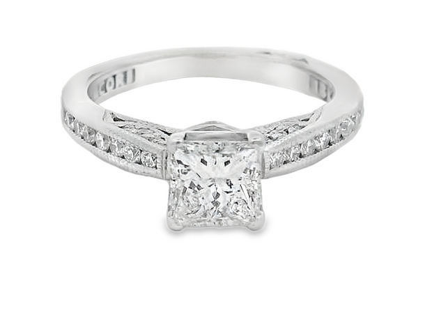 Estate Modern 18K Tacori Engagement Ring