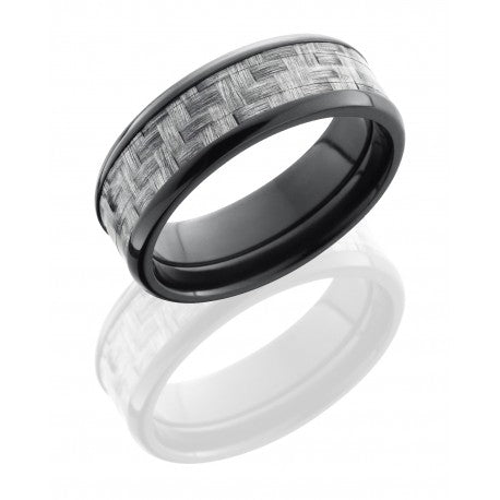 Sterling Silver & Alt. Metal Wedding Band