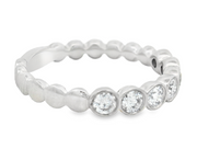 14K White Gold Diamond Wedding Ring