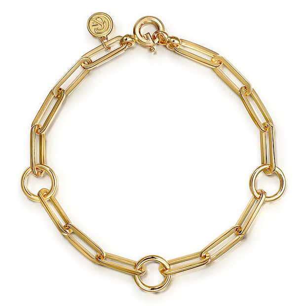 Gabriel & Co. Yellow Link Chain Bracelet