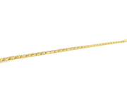 14K Yellow Gold Diamond Tennis Bracelet - Round Stations - 3.00ctw