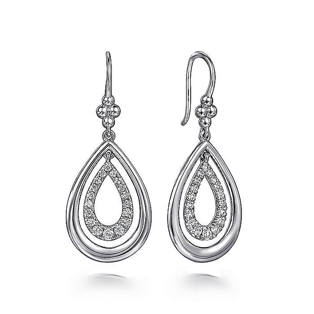 Gabriel & Co. Silver Bujukan Earrings