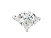 Lab Grown Pear Engagement Ring - 4.28ctw