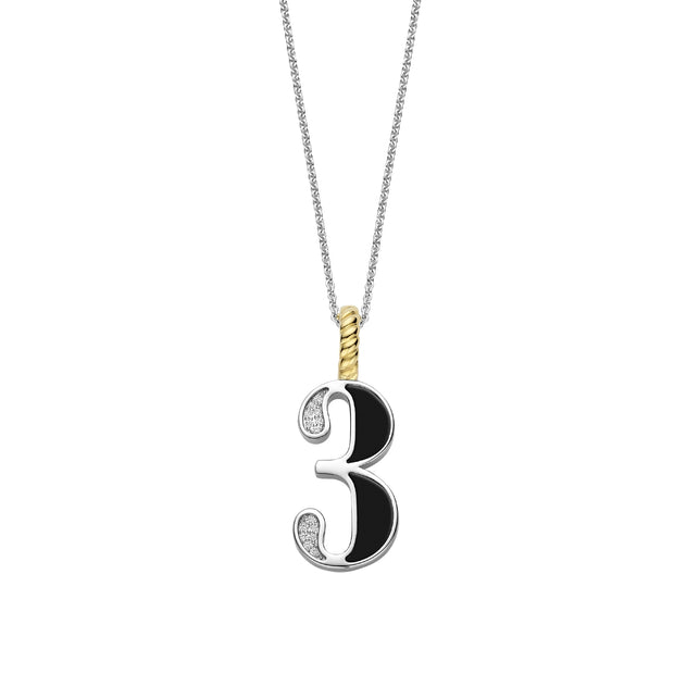 Ti Sento Silver Letter S Necklace