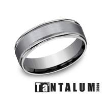 Sterling Silver & Alt. Metal Wedding Band