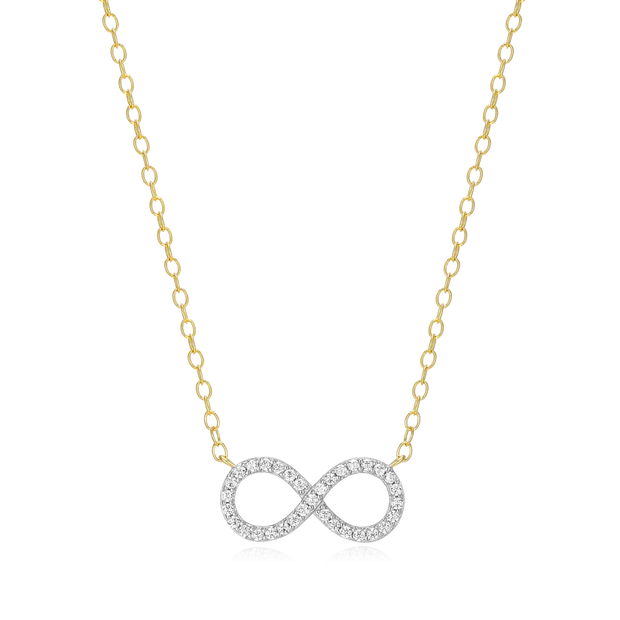 Monte Luna Yellow Lab Created Infinity Necklace