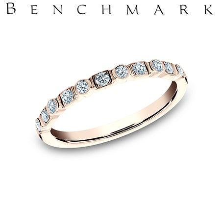 Rose Gold Diamond Band