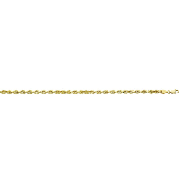 10 Karat Rope Diamond Cut  Chain-20"