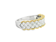 14K two-tone Diamond Fashion Ring