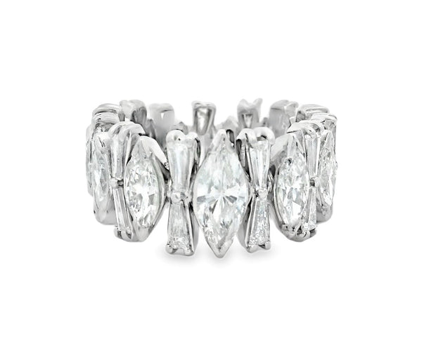 Estate Platinum Marquise & Baguette