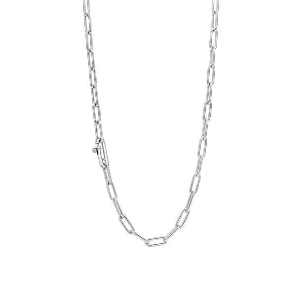 Ti Sento Silver Open Link Necklace