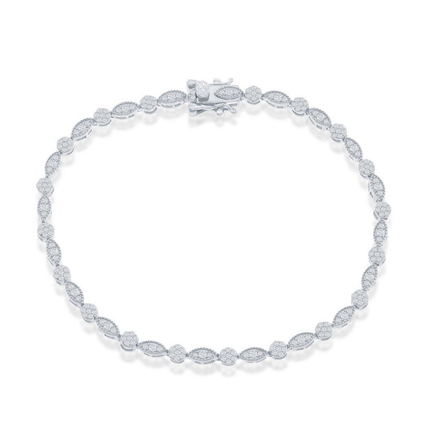 Sterling Silver Tennis Bracelet