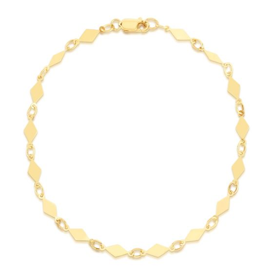 Yellow Gold Mirror Bracelet