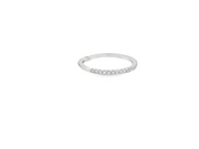 14K White Gold Lab Grown Diamond Wedding Band