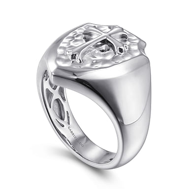 Gabriel & Co. Silver Cross Ring