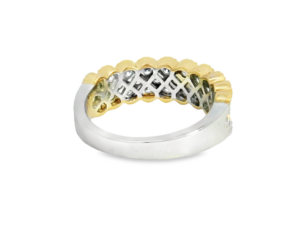 14K two-tone Diamond Fashion Ring