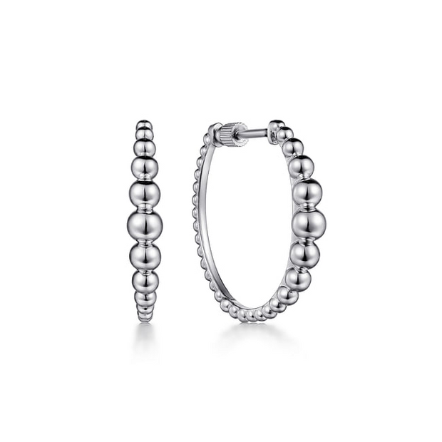 Gabriel & Co. Silver Bujukan Hoops